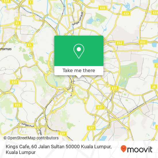 Kings Cafe, 60 Jalan Sultan 50000 Kuala Lumpur map
