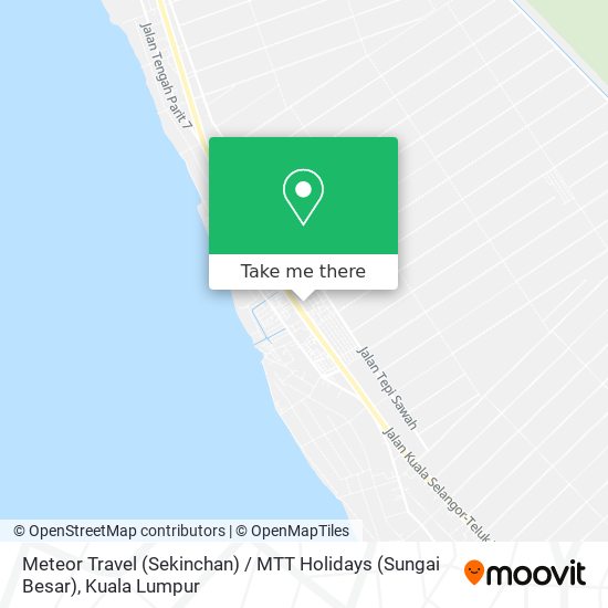 Meteor Travel (Sekinchan) / MTT Holidays (Sungai Besar) map