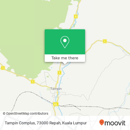 Tampin Complus, 73000 Repah map
