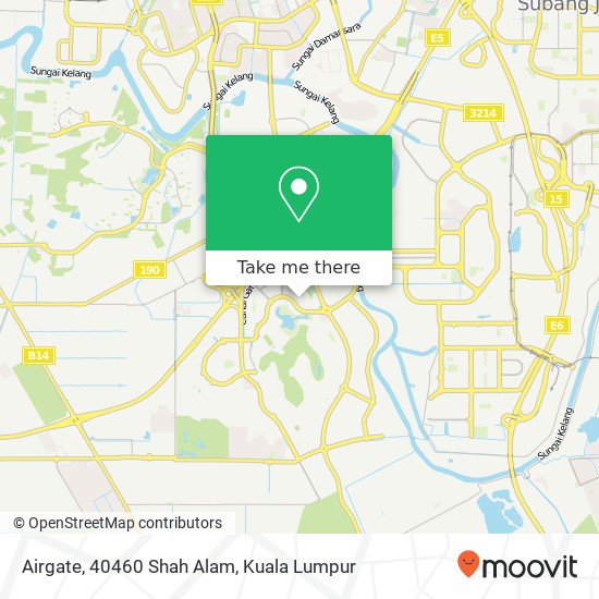 Airgate, 40460 Shah Alam map