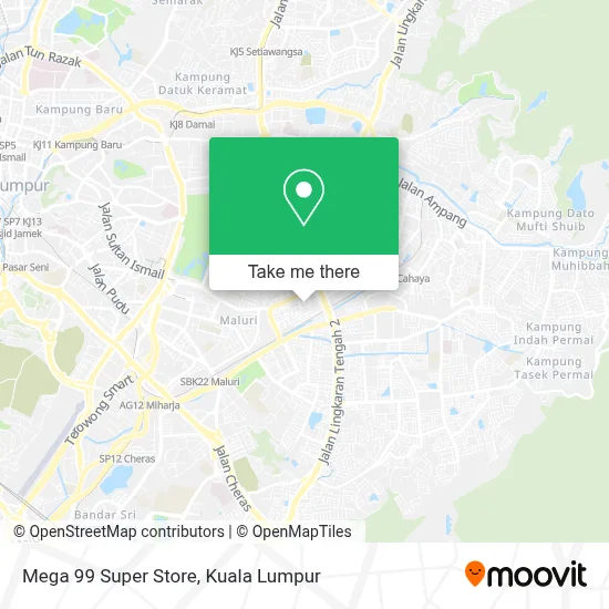 Mega 99 Super Store map