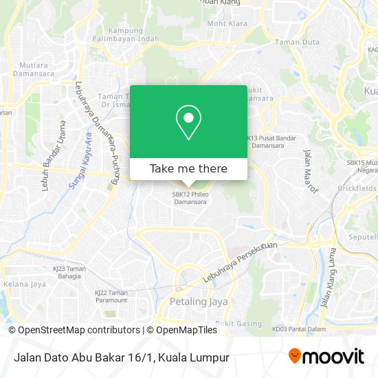 Jalan Dato Abu Bakar 16/1 map