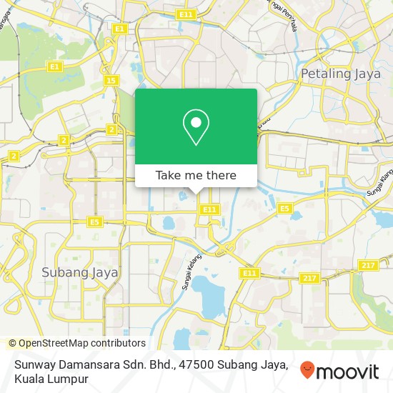 Sunway Damansara Sdn. Bhd., 47500 Subang Jaya map