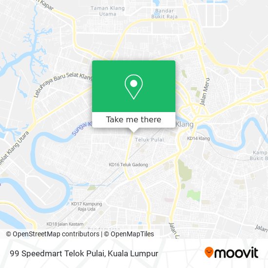 99 Speedmart Telok Pulai map