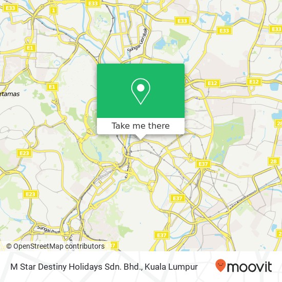 M Star Destiny Holidays Sdn. Bhd. map