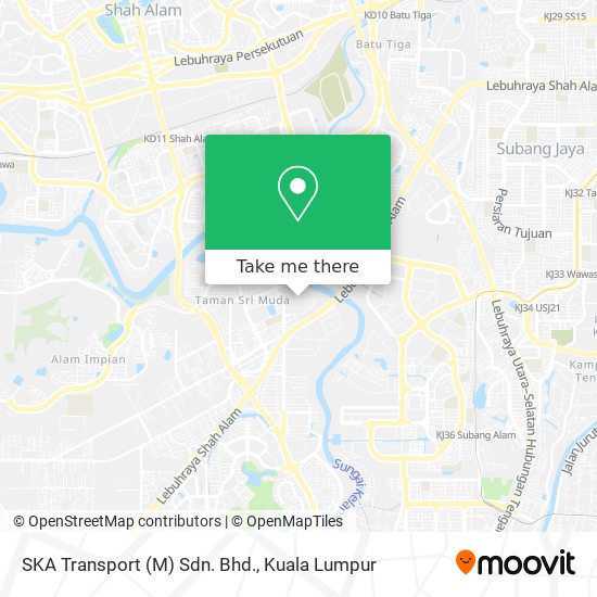 Peta SKA Transport (M) Sdn. Bhd.