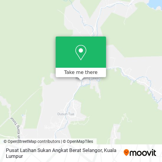 Pusat Latihan Sukan Angkat Berat Selangor map