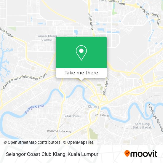 Selangor Coast Club Klang map