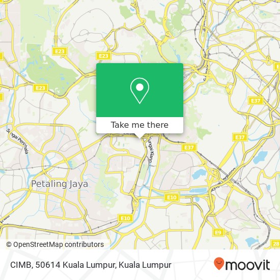 Peta CIMB, 50614 Kuala Lumpur