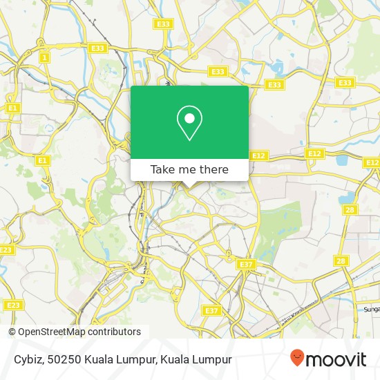 Peta Cybiz, 50250 Kuala Lumpur
