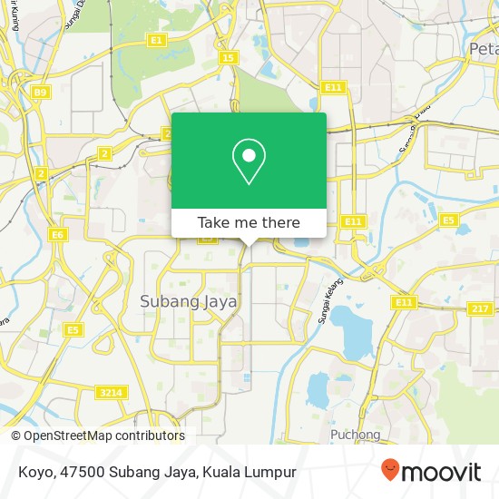 Koyo, 47500 Subang Jaya map