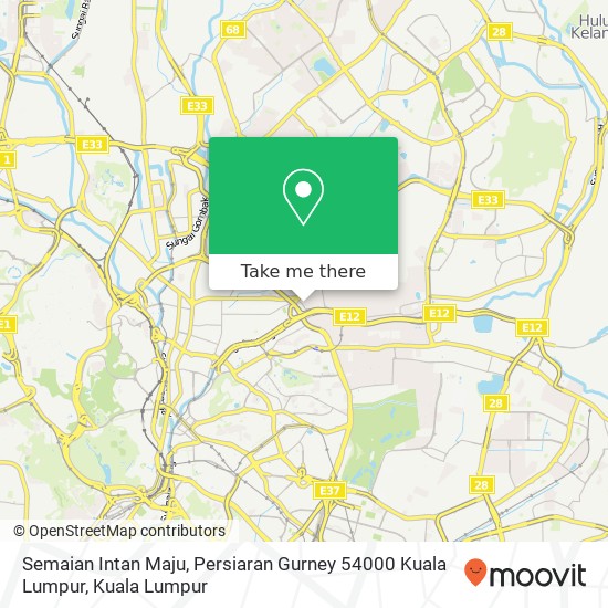 Semaian Intan Maju, Persiaran Gurney 54000 Kuala Lumpur map