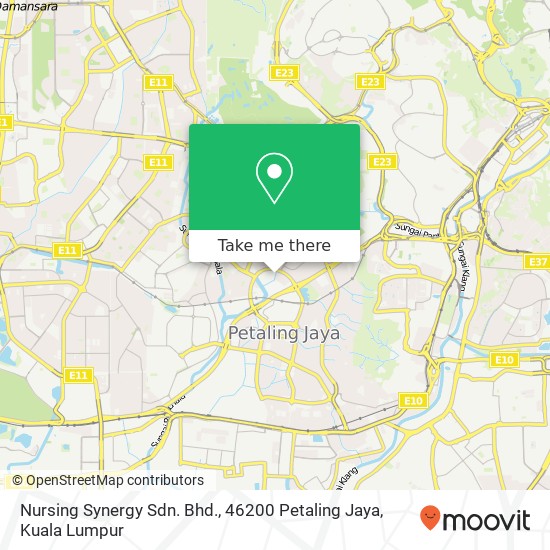 Nursing Synergy Sdn. Bhd., 46200 Petaling Jaya map