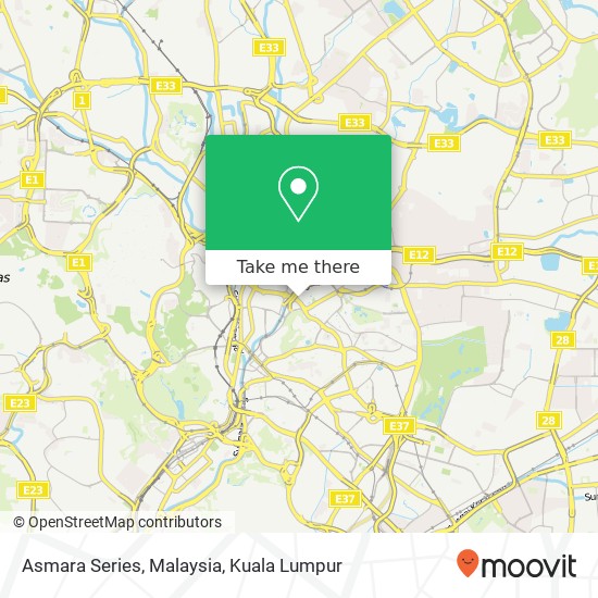 Asmara Series, Malaysia map