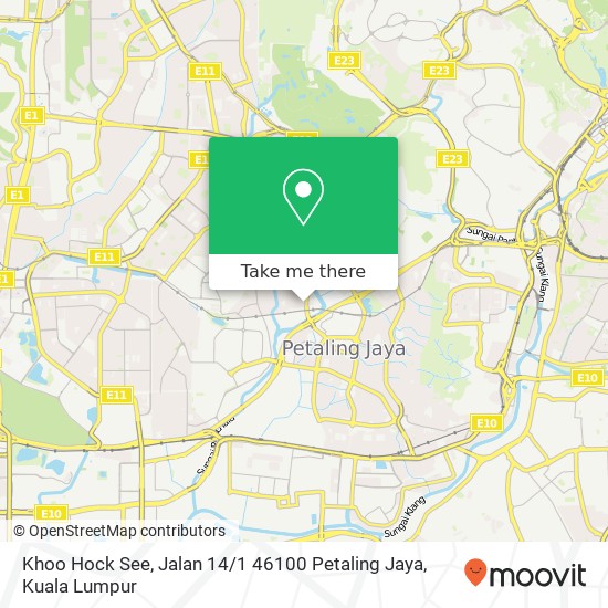 Khoo Hock See, Jalan 14 / 1 46100 Petaling Jaya map