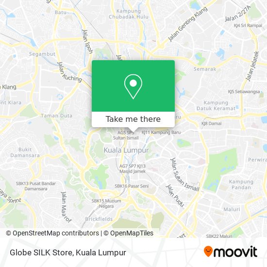 Globe SILK Store map