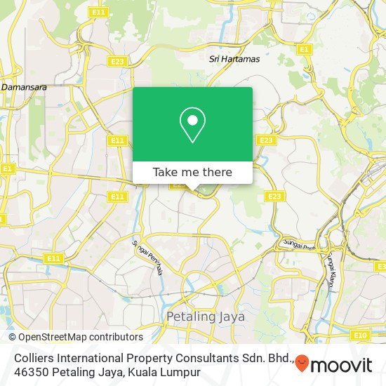 Colliers International Property Consultants Sdn. Bhd., 46350 Petaling Jaya map