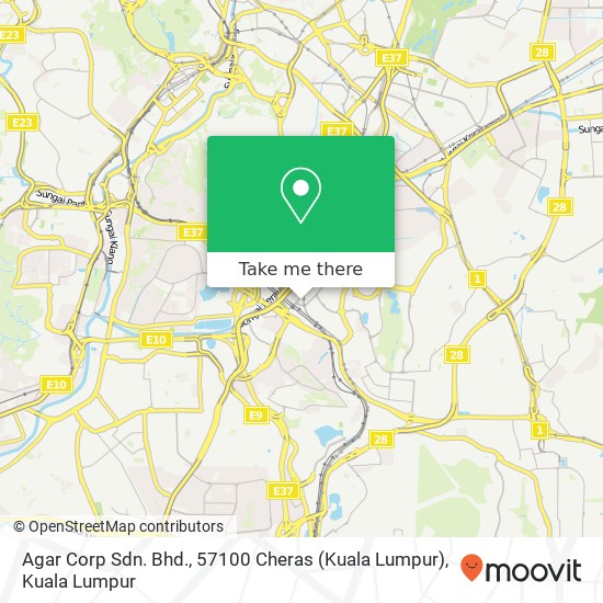 Agar Corp Sdn. Bhd., 57100 Cheras (Kuala Lumpur) map