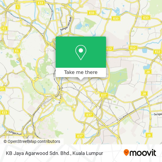 KB Jaya Agarwood Sdn. Bhd. map