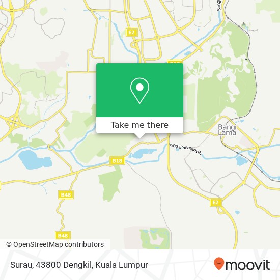 Surau, 43800 Dengkil map
