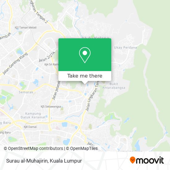 Peta Surau al-Muhajirin