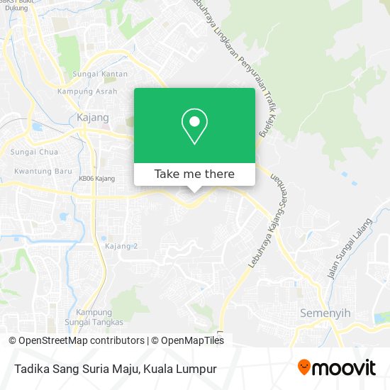 Tadika Sang Suria Maju map