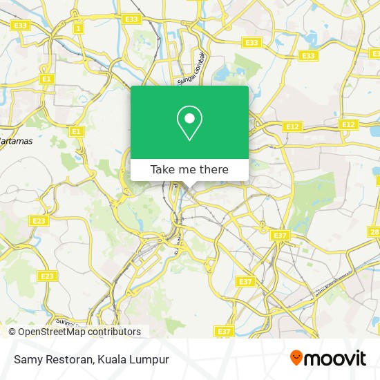 Samy Restoran map