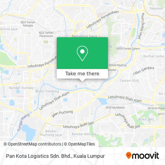 Pan Kota Logistics Sdn. Bhd. map