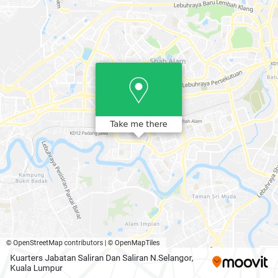 Kuarters Jabatan Saliran Dan Saliran N.Selangor map