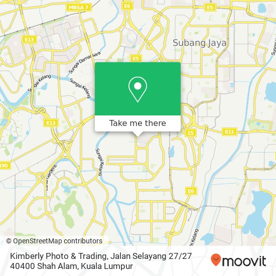 Kimberly Photo & Trading, Jalan Selayang 27 / 27 40400 Shah Alam map