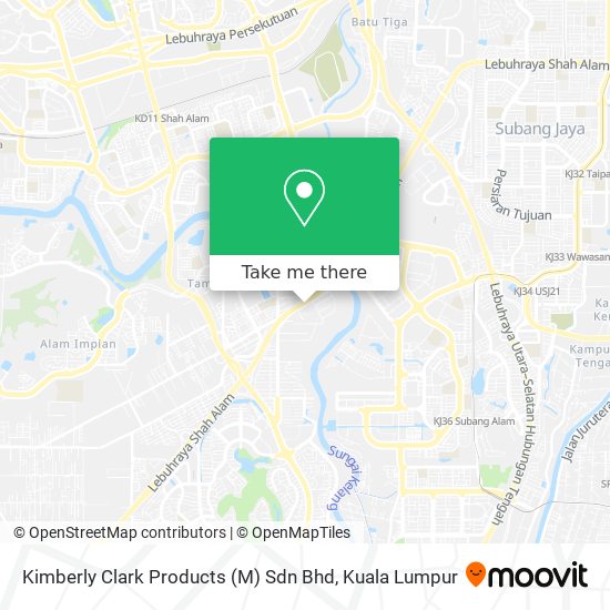 Kimberly Clark Products (M) Sdn Bhd map