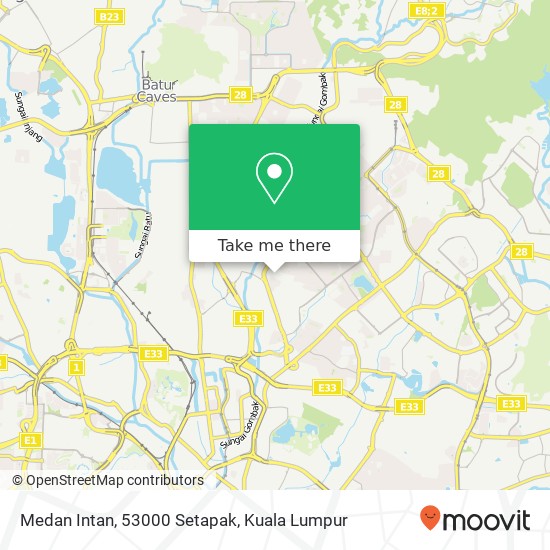 Medan Intan, 53000 Setapak map