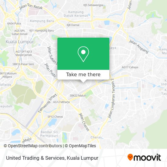 United Trading & Services map