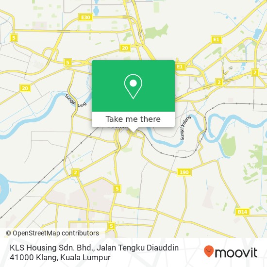 KLS Housing Sdn. Bhd., Jalan Tengku Diauddin 41000 Klang map