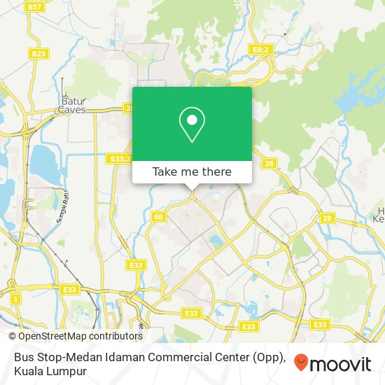 Bus Stop-Medan Idaman Commercial Center (Opp) map