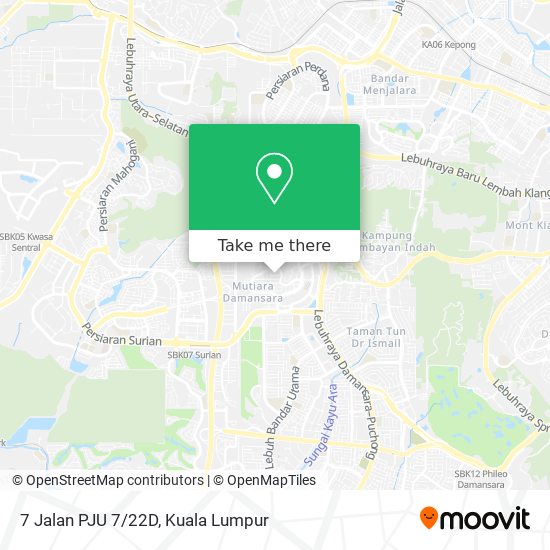 7 Jalan PJU 7/22D map