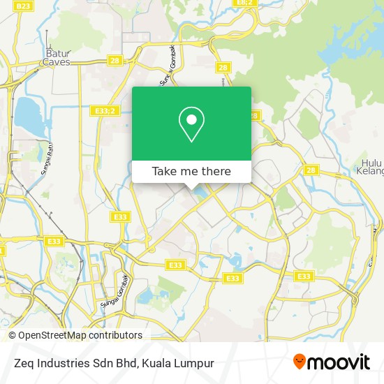 Zeq Industries Sdn Bhd map