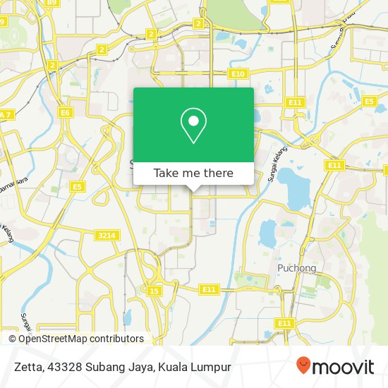 Zetta, 43328 Subang Jaya map