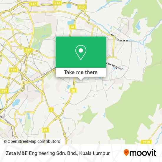 Zeta M&E Engineering Sdn. Bhd. map