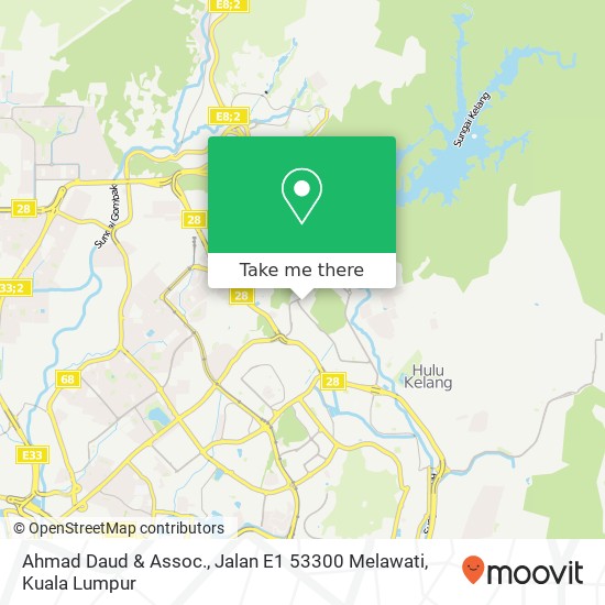 Ahmad Daud & Assoc., Jalan E1 53300 Melawati map