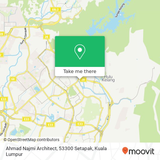 Ahmad Najmi Architect, 53300 Setapak map