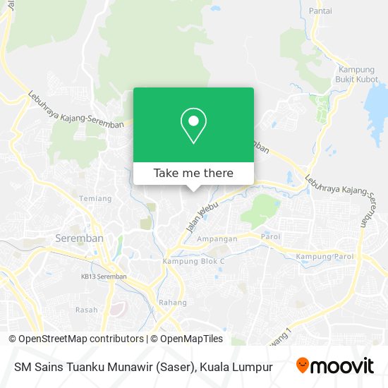 SM Sains Tuanku Munawir (Saser) map