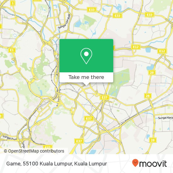 Game, 55100 Kuala Lumpur map