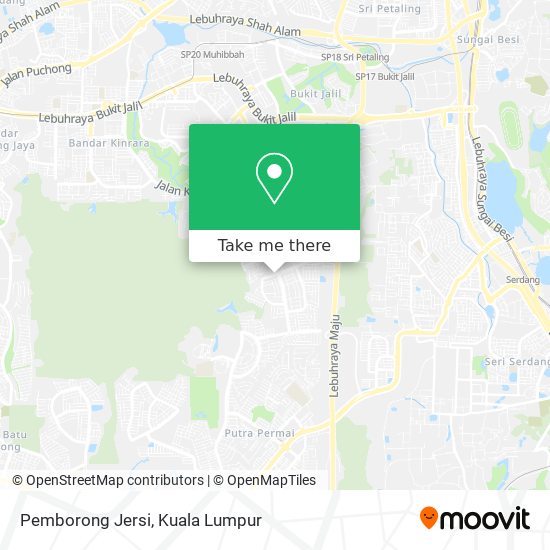 Pemborong Jersi map