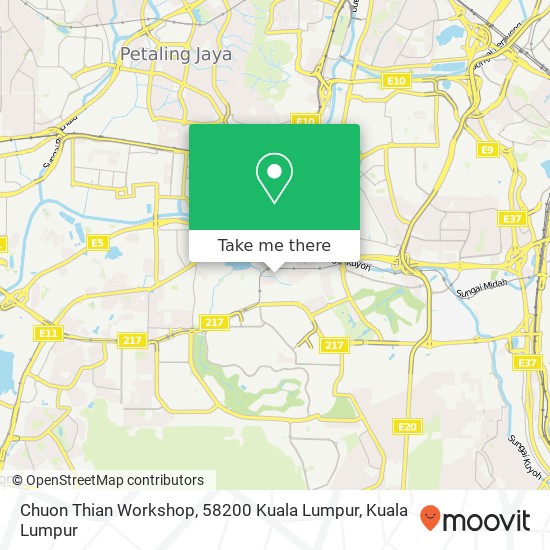 Chuon Thian Workshop, 58200 Kuala Lumpur map