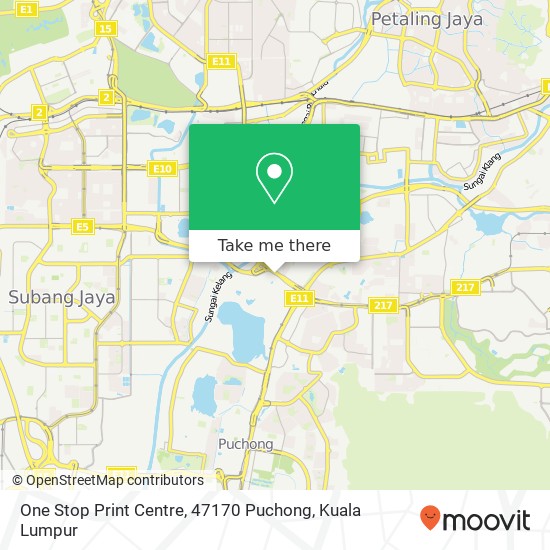 One Stop Print Centre, 47170 Puchong map