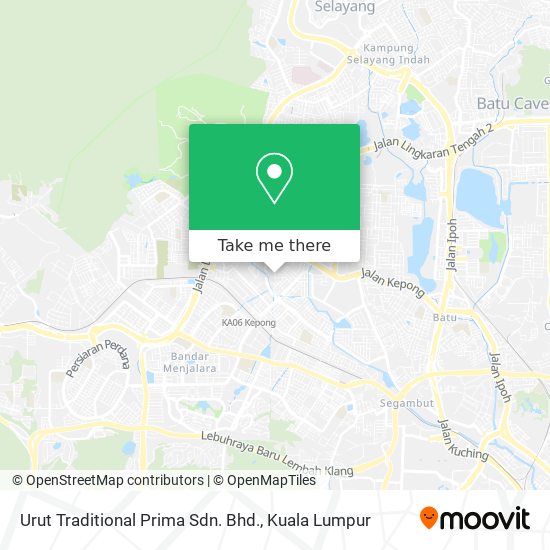 Urut Traditional Prima Sdn. Bhd. map