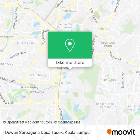 Dewan Serbaguna Desa Tasek map