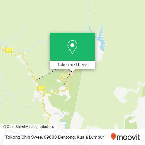 Peta Tokong Chin Swee, 69000 Bentong