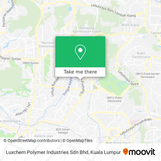 Luxchem Polymer Industries Sdn Bhd map